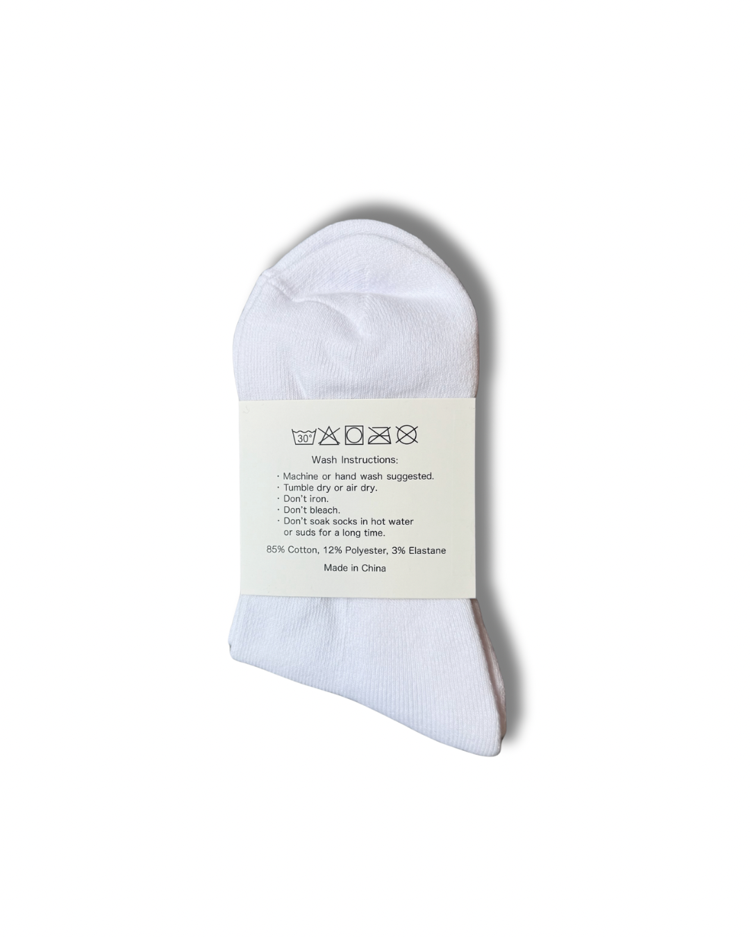 FLTL SOCK (WHITE/BLACK)