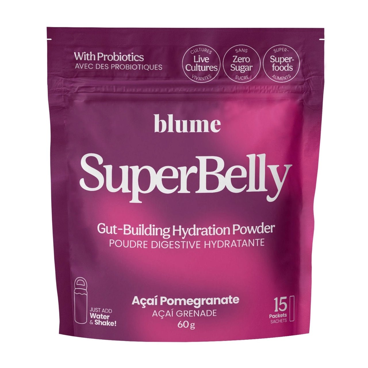 SUPERBELLY HYDRATION & GUT MIX (ACAI POMEGRANATE) - Forty Luxe The Label