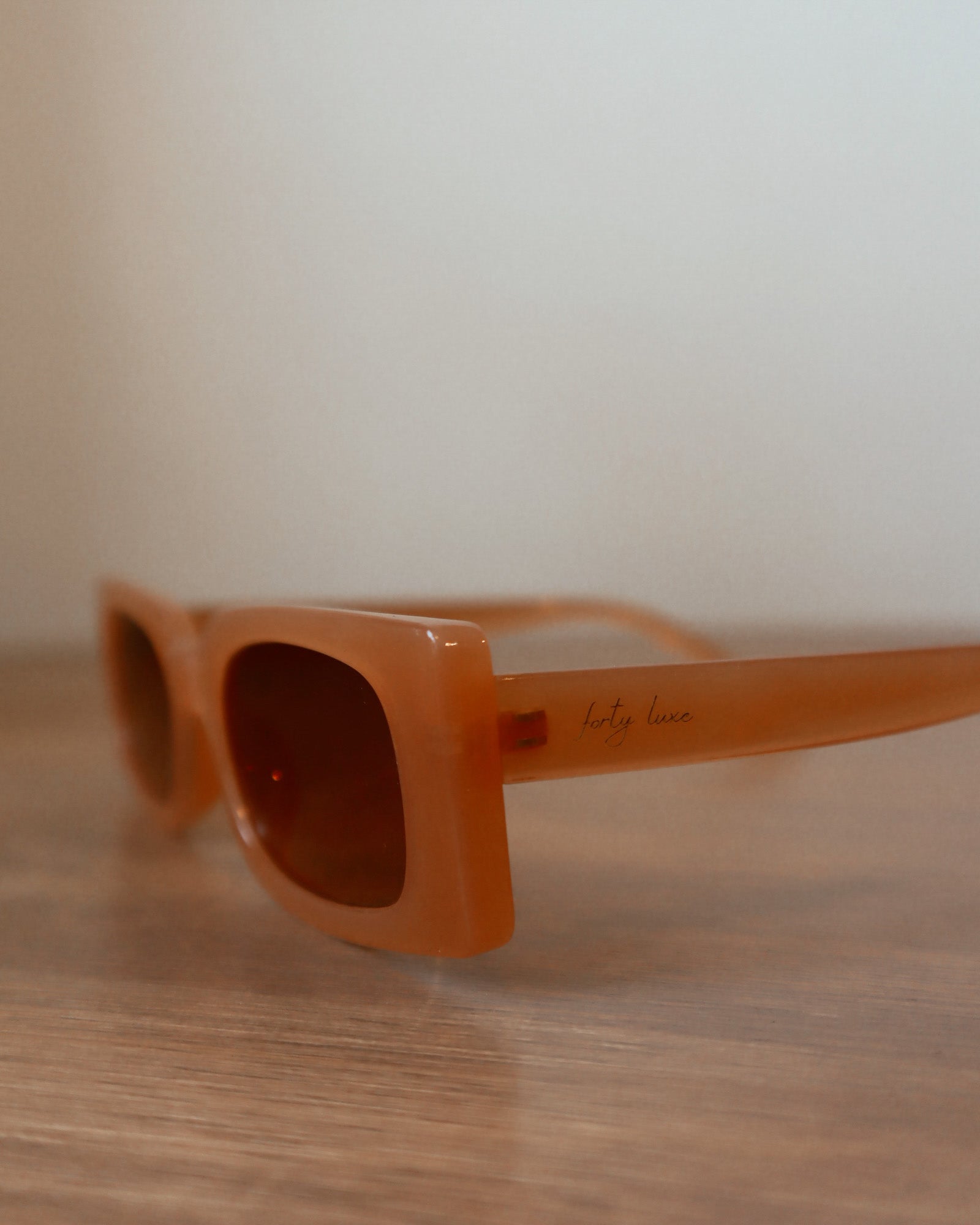 UV 400 LUXE SUNGLASSES (ORANGE) - Forty Luxe The Label